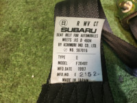 Fivelas dos cintos traseiros SUBARU LEGACY OEM 64669AC200MU BG5 1998 Silver 406