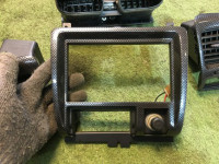 エアコンパネルベゼル SUBARU GRAND WAGON OEM 66220AC070ML 66221AC000ML 66430AC070ML 66430AC080ML BG9 1998 Black 6L3