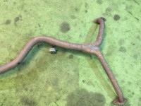 Secção central do escape SUBARU OUTBACK OEM 44200AJ040 BRF 2009 EZ36
