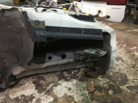 Guarda-lamas traseiro esquerdo SUBARU LEGACY OEM 51410AE150 BH5 1998 Whait 51E