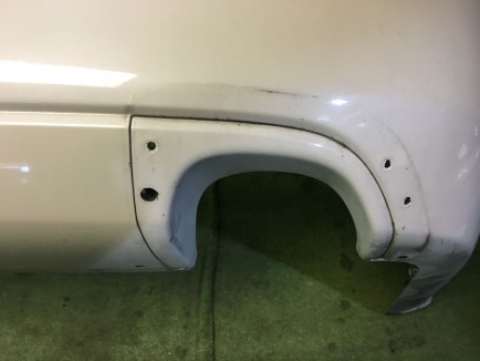 リアバンパー SUBARU LEGACY OEM 57703AG040WU BP5 2006 white pearl 37J