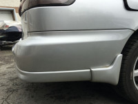 Rear bumper SUBARU LEGACY OEM 57720AC160SG, 57730AC120, 57722AC050 BG5 BG9 1997 silver 406