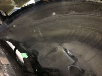 Left rear fender SUBARU LEGACY B4 OEM 51410AE011 BE5 BE9 BEE 1999 black 88H