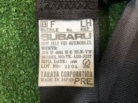 Cinturones de seguridad передние SUBARU LEGACY B4 OEM 64620AE000OB, 64620AE010OB BE5 BH5 1999 black 88H