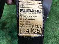 Front seat belts SUBARU LEGACY OEM 64620AG060JC, 64620AG070JC BP5 BL5 2006 silver 39D