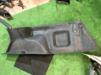 Tapizado del maletero SUBARU LEGACY B4 OEM 91144AE000, 94514AE022, 94511AE040, 94511AE050 BEE BE9 BE5 2002 black 18L,15K