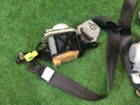 Front seat belts SUBARU LANCASTER OEM 64620AE040OB, 64620AE050OB BH9 BHE BH5 2001 grey 1U2