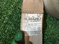 Front seat belts SUBARU LANCASTER OEM 64620AE000GF, 64620AE030GF BHE BH9 1998 beige 8L5