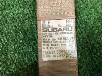 Front seat belts SUBARU LANCASTER OEM 64620AE000GF, 64620AE030GF BHE BH9 1998 beige 8L5