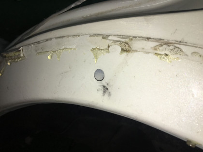 左后翼子板 SUBARU LANCASTER OEM 51410AE170 BHE BH9 2000 white 07C