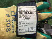 Cinturones de seguridad SUBARU FORESTER OEM 64620SA420ND, 64620SA410ND, 64660SA060ML, 64660SA070ML SG5 SG9 SG 2006 black 32J