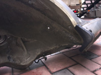 Guarda-lamas traseiro direito дефект SUBARU LEGACY OEM 51410AE001 BE5 2000 Silver 792