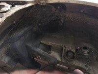 Guarda-lamas traseiro direito дефект SUBARU LEGACY OEM 51410AE001 BE5 2000 Silver 792