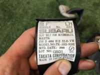Front seat belts SUBARU LEGACY OEM 64620AE000OB 64620AE010OB BH9 2000 silver 792