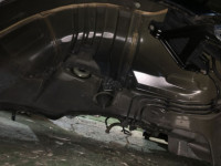 Guarda-lamas traseiro esquerdo SUBARU LEGACY OEM 51490AG0509P BL5 2003 black 32J