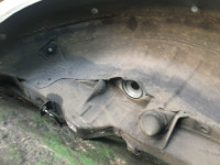左リアフェンダー SUBARU LANCASTER OEM 51410AE170 BHE BH9 1998 beige 8L5