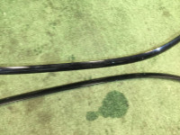 Window deflectors SUBARU LEGACY B4 OEM 63531AE000, 63531AE010 BE5 BE9 BEE 1999 silver 792