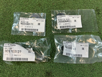 Parafusos de camber traseiros Оригинал япония! SUBARU LANCASTER OEM 901700122 902350006 903100171 20560AA011 BH9 2001 EJ254 AT