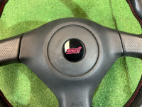 ステアリングホイール MOMO STI SUBARU LEGACY OEM 34311AE100 BH5 2000 WHITE 51E, 96H