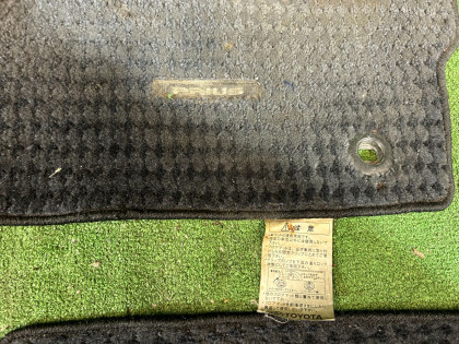 Alfombrillas черные TOYOTA PRIUS ZVW30 2012 SILVER 1F7
