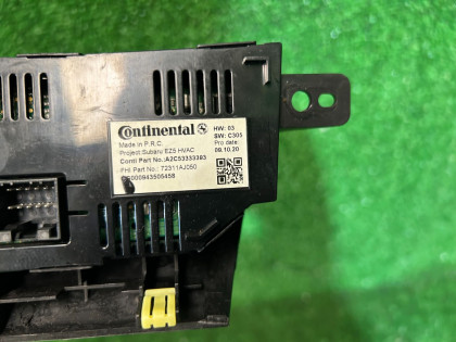 Climate control unit SUBARU LEGACY OEM 72311AJ050 BR9 2010 EJ253