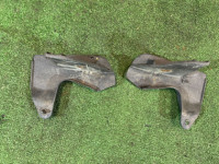 Rear mud flaps TOYOTA PRIUS OEM 65632-47041  65631-47041 ZVW30 2013 SILVER 1F7