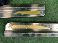 Накладки на пороги тюнинг sti SUBARU LEGACY OEM 94060AE000ML 94060AE010ML 94061AE120ML 94061AE010ML BH5 2002 SILVER 01G
