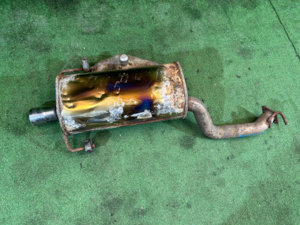 Panela de escape SUBARU LEGACY OEM 44300AE240 BEE 2002 EZ30 AT
