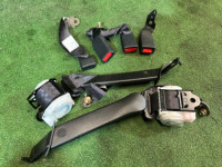 Rear seat belts SUBARU LANCASTER OEM 64660AE000ML 64660AE010ML BH9 2003 GREEN / GREY 1U6