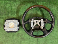 ステアリングホイール MOMO дерево SUBARU LANCASTER OEM 34311AE330 BHE BH9 BH5 2001 BLUE / GREY 1U3