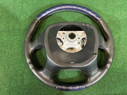 ステアリングホイール синяя кожа SUBARU LEGACY OEM 34311AE100, 98211AE110ML BHE BH9 BH5 BE5 BE9 BEE 2001 SILVER 01G