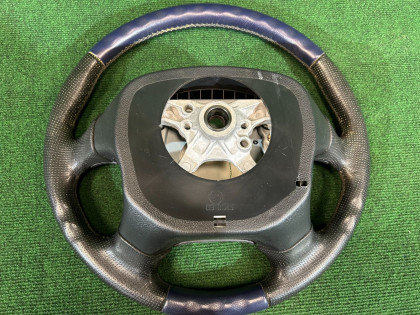 ステアリングホイール синяя кожа SUBARU LEGACY OEM 34311AE100, 98211AE110ML BHE BH9 BH5 BE5 BE9 BEE 2001 SILVER 01G