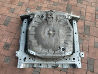 スペアタイヤパン SUBARU LEGACY OEM 52122AG0409P BP5 2008 SILVER C6Z