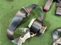 Cintos de segurança traseiros SUBARU FORESTER OEM 64680SA070ML 64680SA060ML 64660SA060ML 64660SA070ML SG5 2007 BLACK 32J