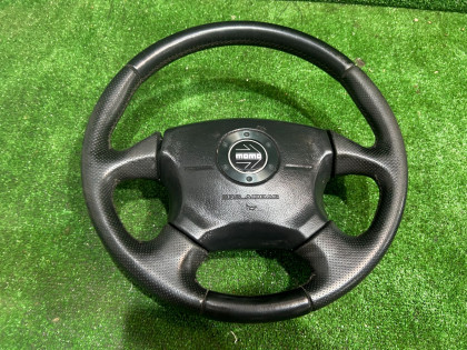 Руль MOMO SUBARU LEGACY OEM 34311AE080 98211AE060ML BH5 2002 WHITE 51E