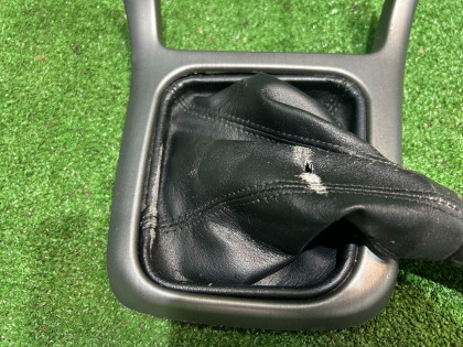 Manual shifter boot cover SUBARU LEGACY OEM 92123AE000 BE5 1999 BLACK 47A, 88H