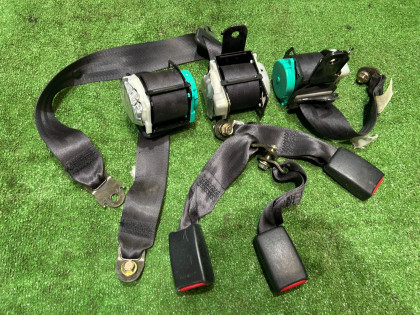 Rear seat belts SUBARU LEGACY OEM 64660AE000ML 64660AE010ML BE5 1999 BLACK 47A, 88H