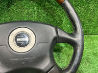 Steering wheel MOMO дерево SUBARU LANCASTER OEM 34311AE330 BHE BH9 BH5 2001 WHITE 07C, 081