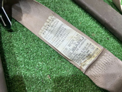 后排安全带 SUBARU LANCASTER OEM 64660AE000GE 64660AE010GE BHE BH9 2001 WHITE 07C, 081