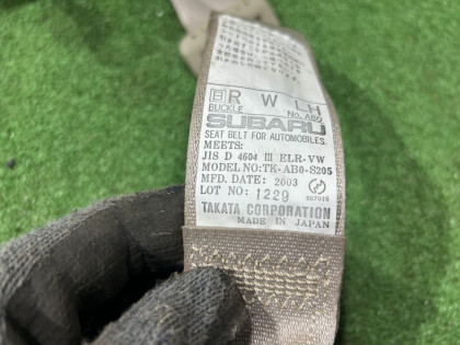 Cintos de segurança задние SUBARU OUTBACK OEM 64660AG100WA 64660AG110WA BPE 2004 GOLD 39J