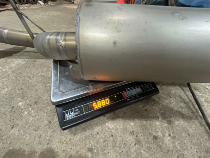 หม้อพักท้าย титан  ZERO SPORTS SUBARU LEGACY OEM 44305AC450 BG5 1997 EJ20R MT5