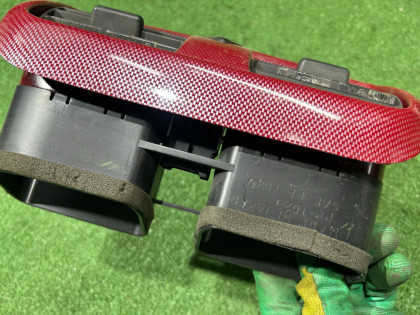 空调控制面框 SUBARU LEGACY OEM 66220AC050ML BG5 1997 RED