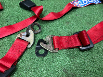 Cintos de segurança тюнинг SPARCO SUBARU LEGACY OEM 64619AC140MU 64619AC150MU 64669AC200MU BG5 1997 RED