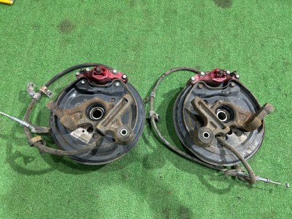 Rear hubs 2POT 290 mm SUBARU LEGACY OEM 28052AA031 28016AA020 28016AA020 26691AC000 26691AC010 BG5 SF5 SG5 1997 EJ20R MT5