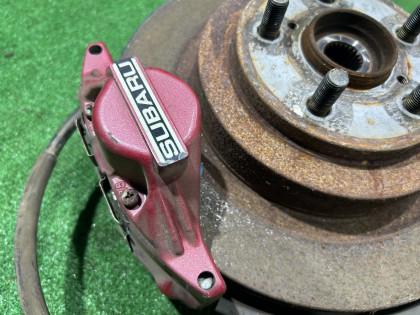 Rear hubs 2POT 290 mm SUBARU LEGACY OEM 28052AA031 28016AA020 28016AA020 26691AC000 26691AC010 BG5 SF5 SG5 1997 EJ20R MT5