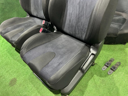 シートセット SUBARU FORESTER OEM 64011SA840ML 64011SA850ML 64051SA300ML 64051SA310ML 64141SA550ML SG5 2007 BLACK 32J