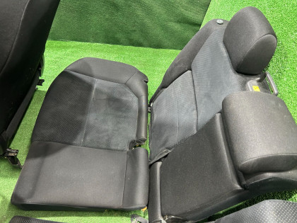 シートセット SUBARU FORESTER OEM 64011SA840ML 64011SA850ML 64051SA300ML 64051SA310ML 64141SA550ML SG5 2007 BLACK 32J