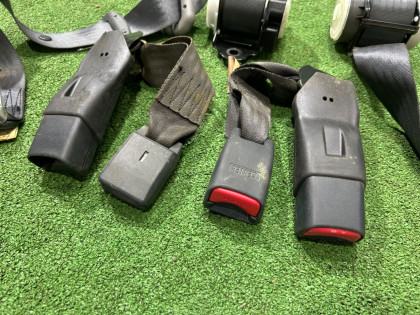 Rear seat belts SUBARU FORESTER OEM 64680SA070ML 64680SA060ML 64660SA060ML 64660SA070ML SG5 2007 BLACK 32J