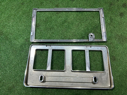 License plate frames SUBARU FORESTER OEM 12345AA000 SG5 2006 BLACK 32J