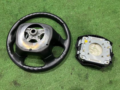 ステアリングホイール кожа SUBARU LEGACY OEM 34311AE080 BEE 2002 SILVER 01G